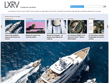 Tablet Screenshot of luxerevue.com